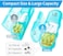 ZIKEE Weekly Pill Organizer 3 Times A Day, Compact Pill Box 7 Day with Roomy Pill Case and Sturdy Design for Managing Your Vitamins, Fish Oils, Supplements and Medications.