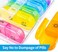 ZIKEE Weekly Pill Organizer 3 Times A Day, Compact Pill Box 7 Day with Roomy Pill Case and Sturdy Design for Managing Your Vitamins, Fish Oils, Supplements and Medications.