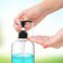 Vioetry Empty Plastic Pump Bottles Dispenser 4 pack 16oz/500ml Portable Clear BPA-FREE Cylinder Shampoo Lotion Hand Pump Bottle Durable Refillable Containers for Massage Oil, Liquid Soap.