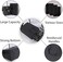 SHIPKEY 10 Pack Small Gift Bags6x2. 5x8 Inches Black Gift Bag, Paper Bags for Men, Wedding Party Favor Bag for Birthdays (15x6x20cm.