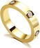 PDWZNBA Love Friendship Ring 18K Gold Silver Rose Plated Cubic Zirconia Stainless Steel Promise Ring Wedding Band Jewelry Birthday Gifts for Women.