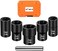 XEWEA Twist Socket Set with Center Punch Bar, 6PCS 1/2" Drive Metric Lug Nut Remover Tools for Broken, Stripped, Rounded BoltsNuts Screws -17mm 19mm 21mm 22mm 27mm.