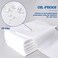 Platonee Disposable Bed Sheets Bed Cover for SPA Tattoo Massage Table Hotels 31" x 78" Non Woven Fabric White 20Pcs.