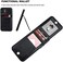KIHUWEY Compatible with iPhone 12 Compatible with iPhone 12 Pro Case Wallet with Credit Card Holder, Premium Leather Magnetic Clasp Kickstand Heavy Duty Protective Cover 6. 1 inch(Black.