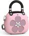 DOSS Mini Bluetooth Speaker, Candy Compact Portable Bluetooth Speaker with Mighty Sound, Retro Stylish Design, Cute Speaker for Office，Home, Idea for Girls, Women-Pink.
