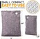 Vergali Activated Charcoal Odor Absorber 10x3. 5oz w Hooks. Nature Fresh Bamboo Charcoal Air Purifying Bag. Home Car Closet Air Freshener Deodorizer Strong Odor Eliminator for Room, Drawer, Smoke Smel