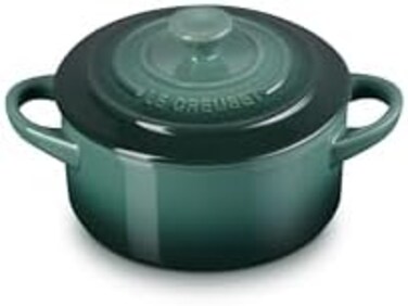 كسرولة مستديرة صغيرة من الخزف الحجري من Le Creuset، 8 أونصة، خرشوف.