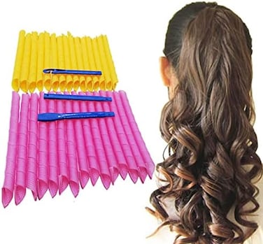 Orgrimmar 30PCS Magic Hair Curlers Curls Styling Kit, DIY No Heat for Extra Long (55 cm/ 21. 65 inch.