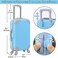ZITA ELEMENT 22 Pcs 18 Inch Boy Doll Clothes Suitcase Set for 18 Inch Boy Doll Accessories Travel Carrier Storage, Including Suitcase Pillow Blindfold Sunglasses Camera Computer.