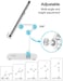 OCYCLONE Phone Stand, Adjustable Height and Angle Cell Phone Stand for Desk Foldable Holder, Taller iPhone Stand Compatible 4-11 Inch All Mobile Phone/iPad/Tablet - White.