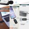Alvoxcon Wireless Lapel Microphone for Computer, USB lavalier Mic System for Android, PC, Laptop, Speaker, Podcasting, Vlog, YouTube, Conference, Vocal Recording, Gaming (with Monitor Jack.