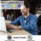 Alvoxcon Wireless Lapel Microphone for Computer, USB lavalier Mic System for Android, PC, Laptop, Speaker, Podcasting, Vlog, YouTube, Conference, Vocal Recording, Gaming (with Monitor Jack.