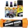 Armor All Car Wash and Car Interior Cleaner Kit, Includes Towel, Tire Foam, Glass Spray, Protectant Spray and Cleaning Spray, Multicolor, 5 Count (Pack of 1.