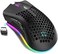 Attoe Tobo Lightweight Gaming Mouse Honeycomb Design Rechargeable Wireless Gaming Mouse with USB Receiver RGB Backlight Computer Mouse for Laptop PC (Black.