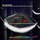 Attoe Tobo Lightweight Gaming Mouse Honeycomb Design Rechargeable Wireless Gaming Mouse with USB Receiver RGB Backlight Computer Mouse for Laptop PC (Black.