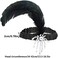 Tongcloud 12pcs 1920s Flapper Headband, Costume Flapper Headpiece for Women, Feather Headband for Gatsby Theme Party.