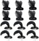 Tongcloud 12pcs 1920s Flapper Headband, Costume Flapper Headpiece for Women, Feather Headband for Gatsby Theme Party.