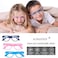 ALWAYSUV 3 Pack Blue Light Computer Reading/Gaming Blocking Glasses Transparent Lens Eyewear For Kids, Set2, Medium.