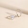 EAMTI 1. 5CT 925 Sterling Silver Wedding Band Teardrop Bridal Rings Sets Halo Cubic Zirconia Solitaire Promise Engagement Rings for Women Size 3-13.