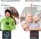 Popglory Smart Watch, Smartwatch with Blood Pressure, Blood Oxygen Monitor, Fitness Tracker with Heart Rate Monitor, Full Touch Fitness Watch for AndroidiOS for Men Women.