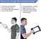 Elymays Arm Wrestling Exercise Handle - Metal Handle and Strap for Training at The Gym, Wrist and Forearm Strengthener, Workout Equipment, Fat Grip.
