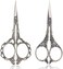 BIHRTC Plum Blossom Scissors - 4. 5 Inch Small Sewing Scissors, European Style, Stainless Steel, Ideal for Cross Stitch, EmbroideryCrafting.