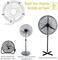 LANDGARDEN Outdoor Misting Fan Kit for a Cool Patio Breeze,Water Mister Spray for Cooling Outdoor,19. 36FT (5. 9MMisting Line5 Brass Mist Nozzlesa Brass Adapter(3/4Fit to Any Outdoor Fan.
