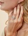 EAMTI 1. 5CT 925 Sterling Silver Wedding Band Teardrop Bridal Rings Sets Halo Cubic Zirconia Solitaire Promise Engagement Rings for Women Size 3-13.