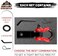 AUTOBOTS Tow Hitch Receiver 2", 35,000 Lbs Break Strength Heavy Duty Receiver with 5/8" Screw Pin, 3/4 Shackle, Towing Accessories for Vehicle Recovery Off-Road RedBlack.