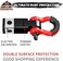 AUTOBOTS Tow Hitch Receiver 2", 35,000 Lbs Break Strength Heavy Duty Receiver with 5/8" Screw Pin, 3/4 Shackle, Towing Accessories for Vehicle Recovery Off-Road RedBlack.