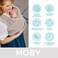Moby Wrap Baby CarrierElement for NewbornsInfants1 Gift Keeps Safe Secure Adjustable All Body Types Perfect Mom Dad Taupe.