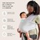 MOBY Easy Wrap InwardOutward-Facing Baby Carrier Sling, Sturdy Buckles, Hands-Free Mobility, Premium Quality Design To Carry Infants Up To 33 lbs, Washable, 100% Cotton, Grey.