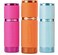 LUXPRO Bright 40 Lumen Gels LED Flashlight - Features Fun Colors and Glow-in-The-Dark Rubber Grip with a Matching Wrist Lanyard - Batteries Included - Pack of 3 - Pink, Orange, Teal.