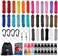 MONOBIN 550 Paracord Bracelet Kit - Type III Survival Parachute Cord Combo Crafting Kit with Buckle, Carabiner and Key Ring for Making Paracord Bracelet, Dog Collar, Lanyard.