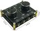 SOLUPEAK 4 Input 4 Output 3. 5mm Audio Switch Box, AUX Switcher, Stereo Audio Selector Box, Line Router Splitter Combiner for Home Audio.