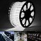 Jnaurb 100ft LED Rope Lights Outdoor, 720 LED Connectable and Flexible Tube Lights with 8 Modes, Waterproof LED Rope Lighting for Garden, Patio, Bedroom, Party, Pool, Indoor Outdoor Xmas Decoration (W