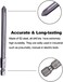 Rocaris 12 Pack 1/4 Inch Hex Shank Long Magnetic Screwdriver Bits Set 4 in Power Tools (SlottedCross Head.