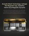 KINBOOFI KZ ZSN Pro X Earphone with 1BA and 1DD, KZ in Ear Earbuds in Ear Monitor Headphone 0. 75mm 2 pin Cable KZ earphone (Black, With mic.