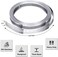 Steelsoft Stainless Steel Hose Clamp System, Custom, Odd Sizes 3''-37''Diameter, 9. 8 FT Band6 Fasteners, Super Easy to Use for Ductwork, Muffler, Pole Mount, Metal Strapping.