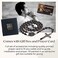 Sinai Rosaries St Benedict Black Rosary Beads Catholic &ndash; Rugged Onyx Rosary &ndash; Handcrafted Stone Antique Rosary with Stainless Steel St Benedict Crucifix and Medal - Rosarios Catolicos para Hombre, Gem