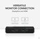 Plugable 4K DisplayPort and HDMI Dual Monitor Adapter for USB 3. 0 and USB-C, Compatible with Windows.