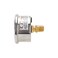 مقياس ضغط الوقود Solimeta 1.5 بوصة بحجم القرص، 1/8 NPT، خطي، علبة من الفولاذ المقاوم للصدأ 304، 0-15 رطل لكل بوصة مربعة، /-3-2-3%.