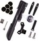 GIYO Mini Bike Pump, Portable Compact Bicycle Pump with Pressure Gauge, Tire Repair Kit, Perfect for PrestaSchrader Frame Mount for Road, MountainBMX Cycling, Ball Pump with Needle 120 PSI.