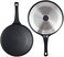 S&middot;KITCHN Crepe Pan Nonstick Die-cast Aluminum Non-stick Induction Compatible Flat Tawa Griddle - 12. 6 Inches.