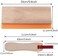 CYCHIRV Screen Printing Squeegee for Screen Print Ink Scraper, 75 Durometer Wooden 9. 4 inch.