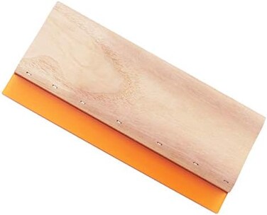CYCHIRV Screen Printing Squeegee for Screen Print Ink Scraper, 75 Durometer Wooden 9. 4 inch.