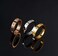 PDWZNBA Love Friendship Ring 18K Gold Silver Rose Plated Cubic Zirconia Stainless Steel Promise Ring Wedding Band Jewelry Birthday Gifts for Women.