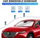 KUST Windshield Sun Shade for Mazda CX-9 2016-2024 CX9 Accessories Sunshade Window Sun Visor Protector Foldable Blocks UV Rays Keep Your Car Cool.