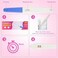 Skylety 3 Pieces Fake Positive Pregnancy Test Prank Fake Early Result Pregnancy Test Always Turns Positive for Practical Joke(Blue.