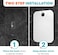 HONEYBULL Shower MirrorFogless with Razor Hook (Medium 6x8.